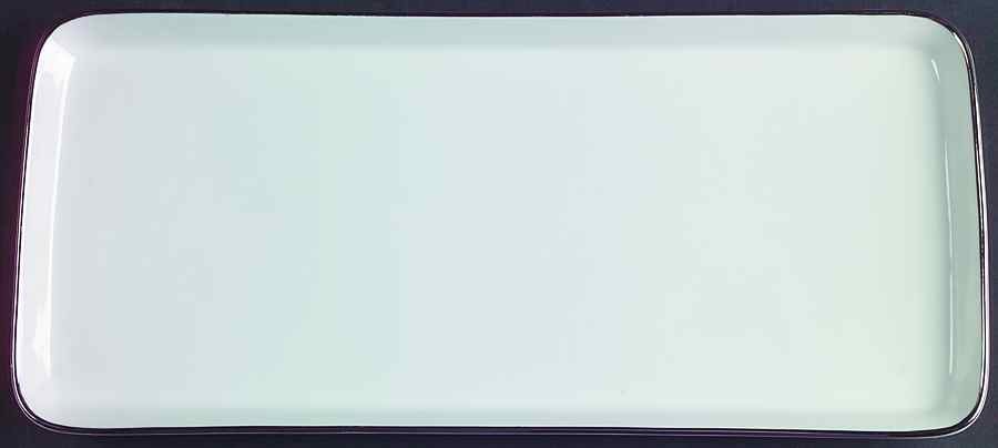 Gala Grey (Platinum Trim) Large Sandwich Tray by Rosenthal - Continental-1