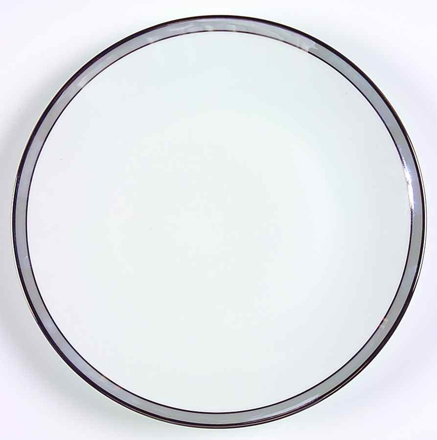 Gala Grey (Platinum Trim) Luncheon Plate by Rosenthal - Continental-1