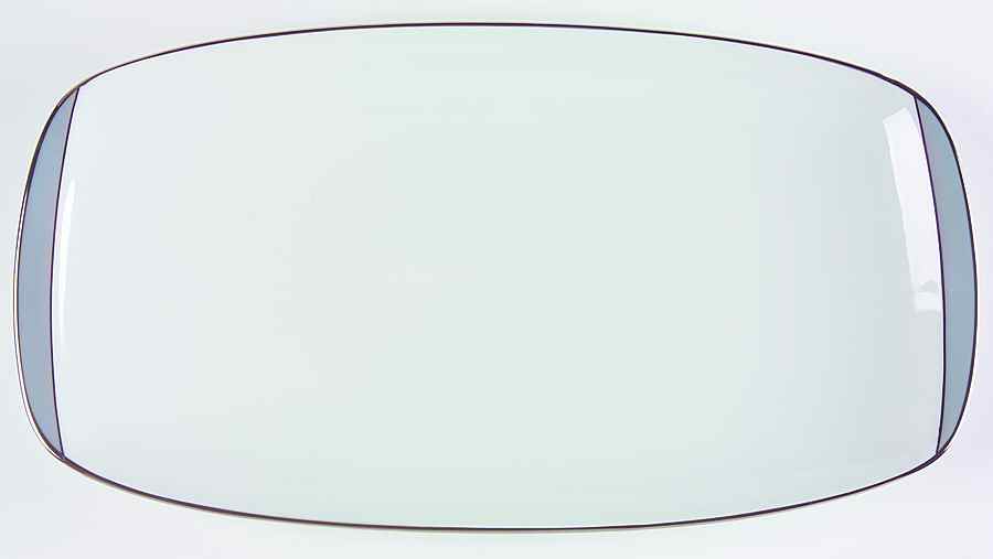 Gala Grey (Platinum Trim) 16" Oval Serving Platter by Rosenthal - Continental-1