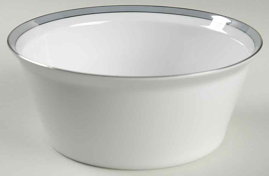 Gala Grey (Platinum Trim) 8" Round Vegetable Bowl by Rosenthal - Continental-1