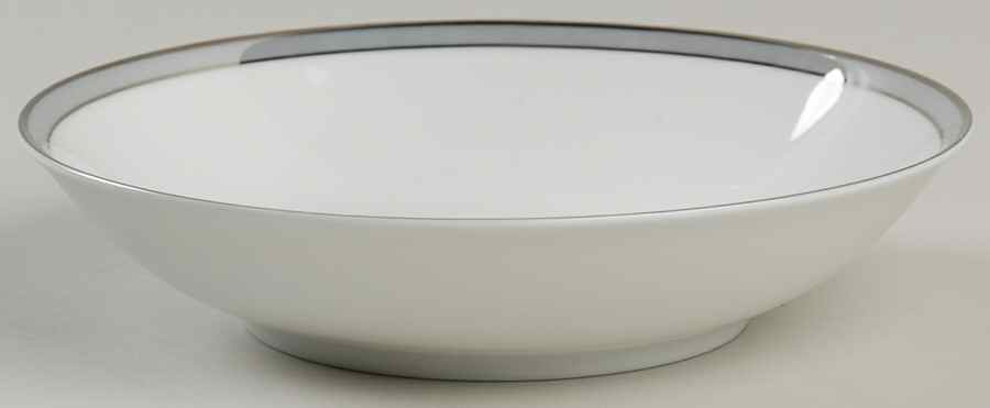 Gala Grey (Platinum Trim) Coupe Soup Bowl by Rosenthal - Continental-1
