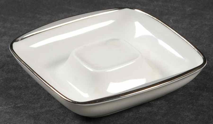 Gala Grey (Platinum Trim) Small Ashtray by Rosenthal - Continental-1