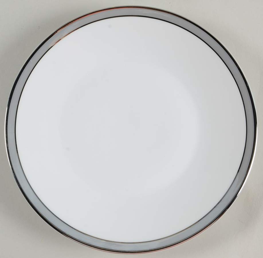 Gala Grey (Platinum Trim) Dessert/Pie Plate by Rosenthal - Continental-1