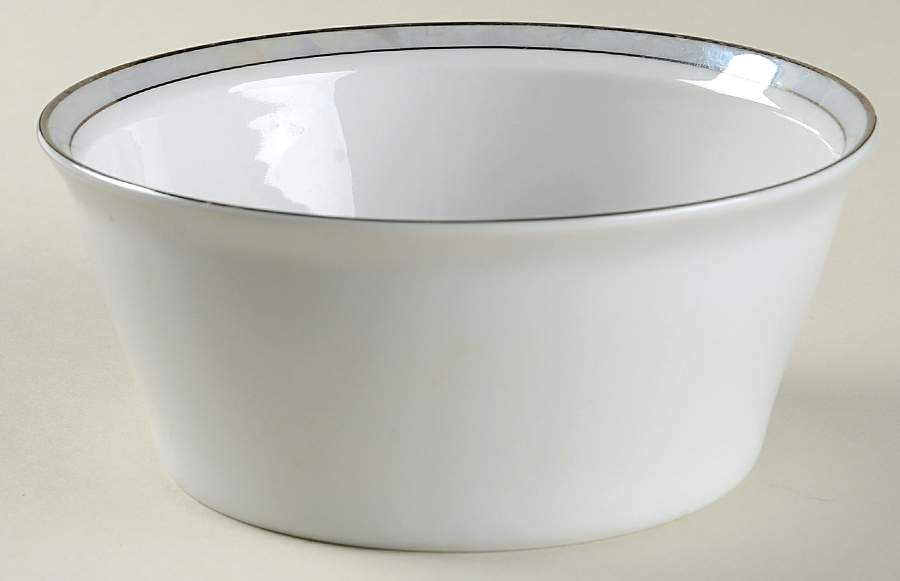 Gala Grey (Platinum Trim) 6" Round Vegetable Bowl by Rosenthal - Continental-1
