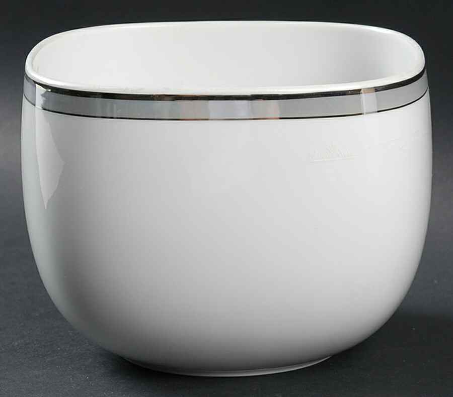 Gala Grey (Platinum Trim, Suomi) 5" Round Vegetable Bowl by Rosenthal - Continental-1