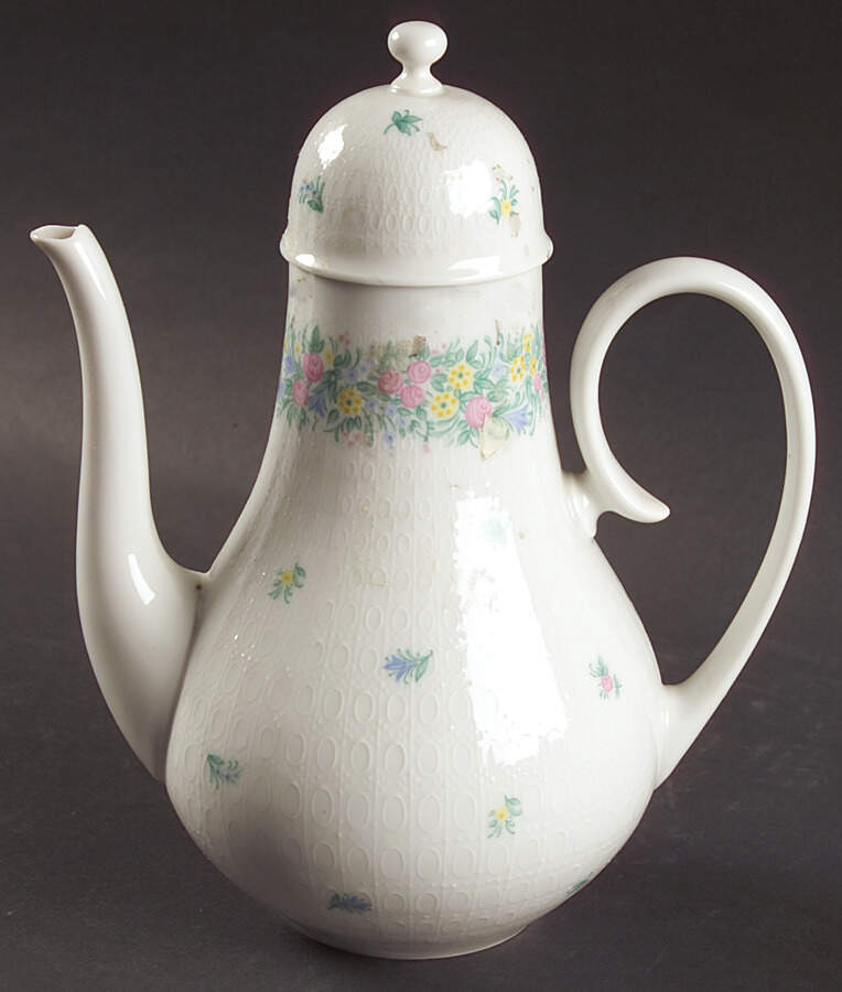 Garland (Multicolor, Romance) Mini Coffee Pot & Lid by Rosenthal - Continental-1