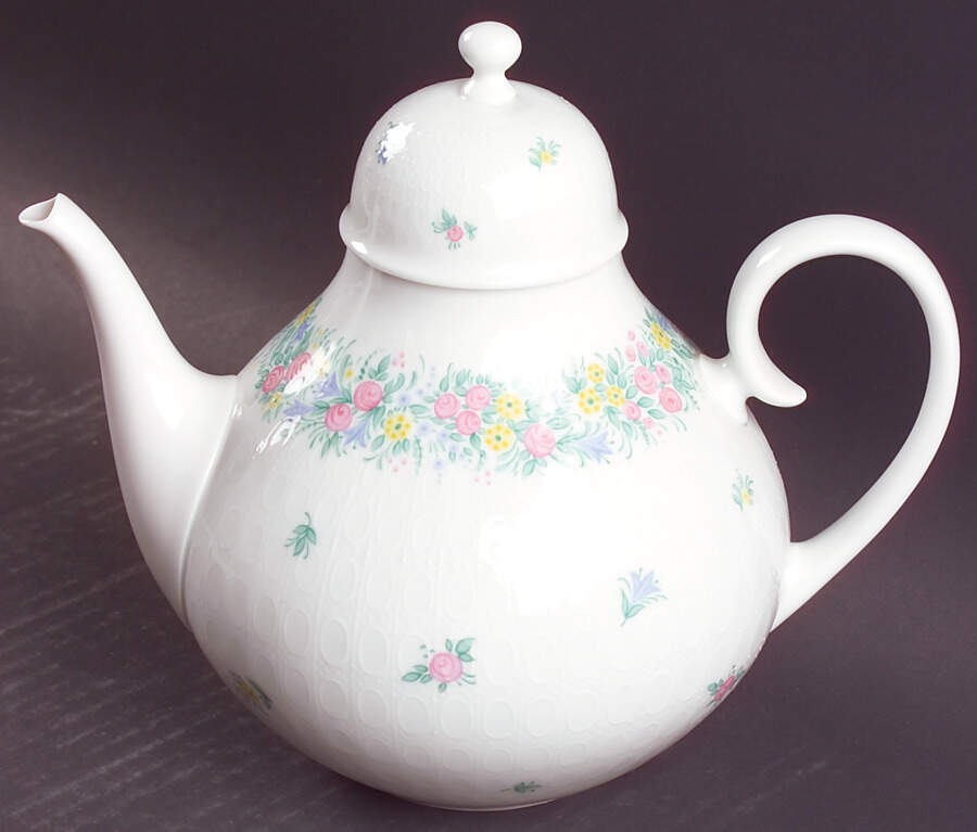 Garland (Multicolor, Romance) Teapot & Lid by Rosenthal - Continental-1