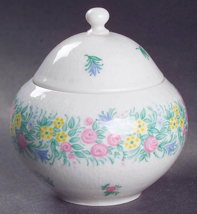 Garland (Multicolor, Romance) Individual Sugar Bowl & Lid by Rosenthal - Continental-1