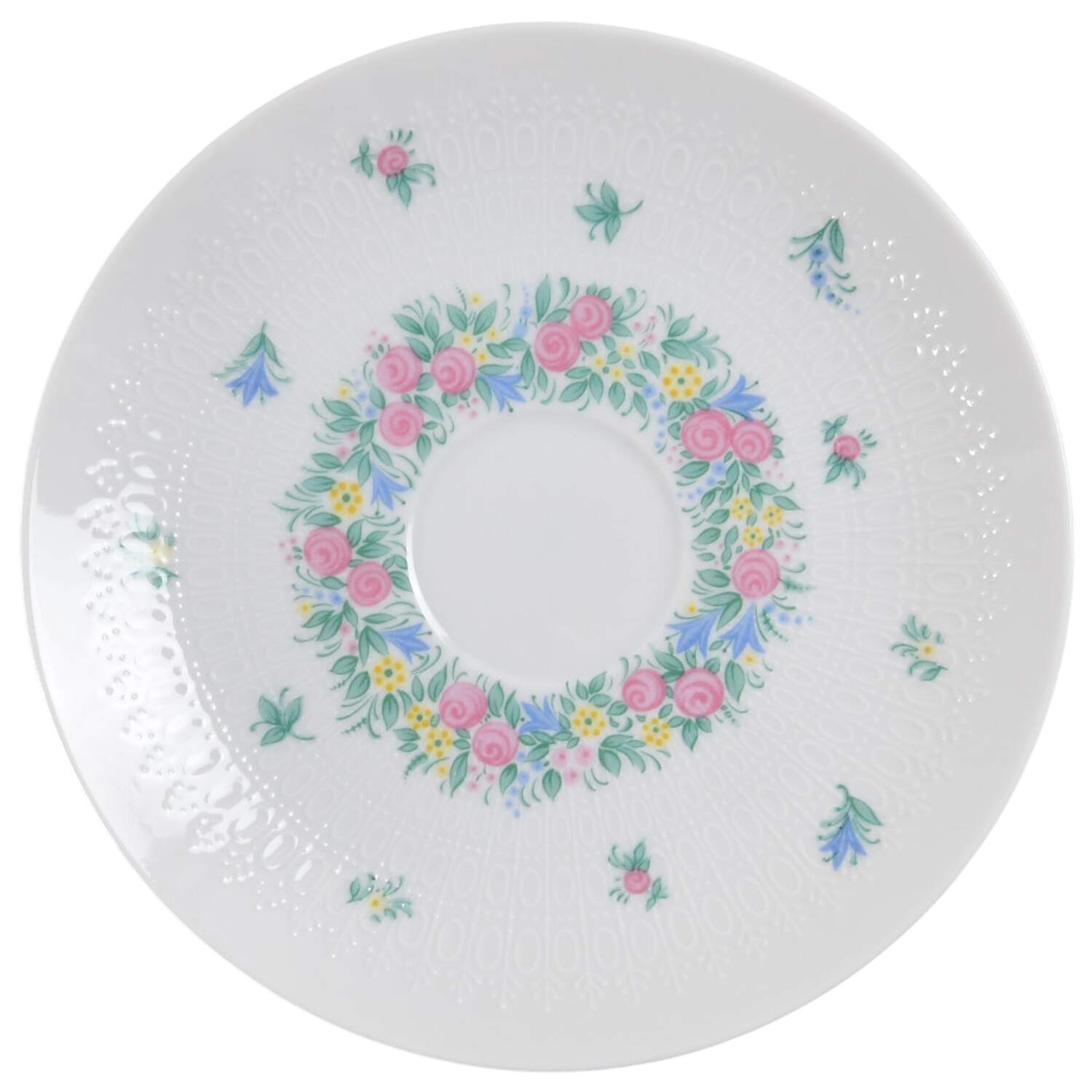 Garland (Multicolor, Romance) Saucer for Flat Cup by Rosenthal - Continental-1