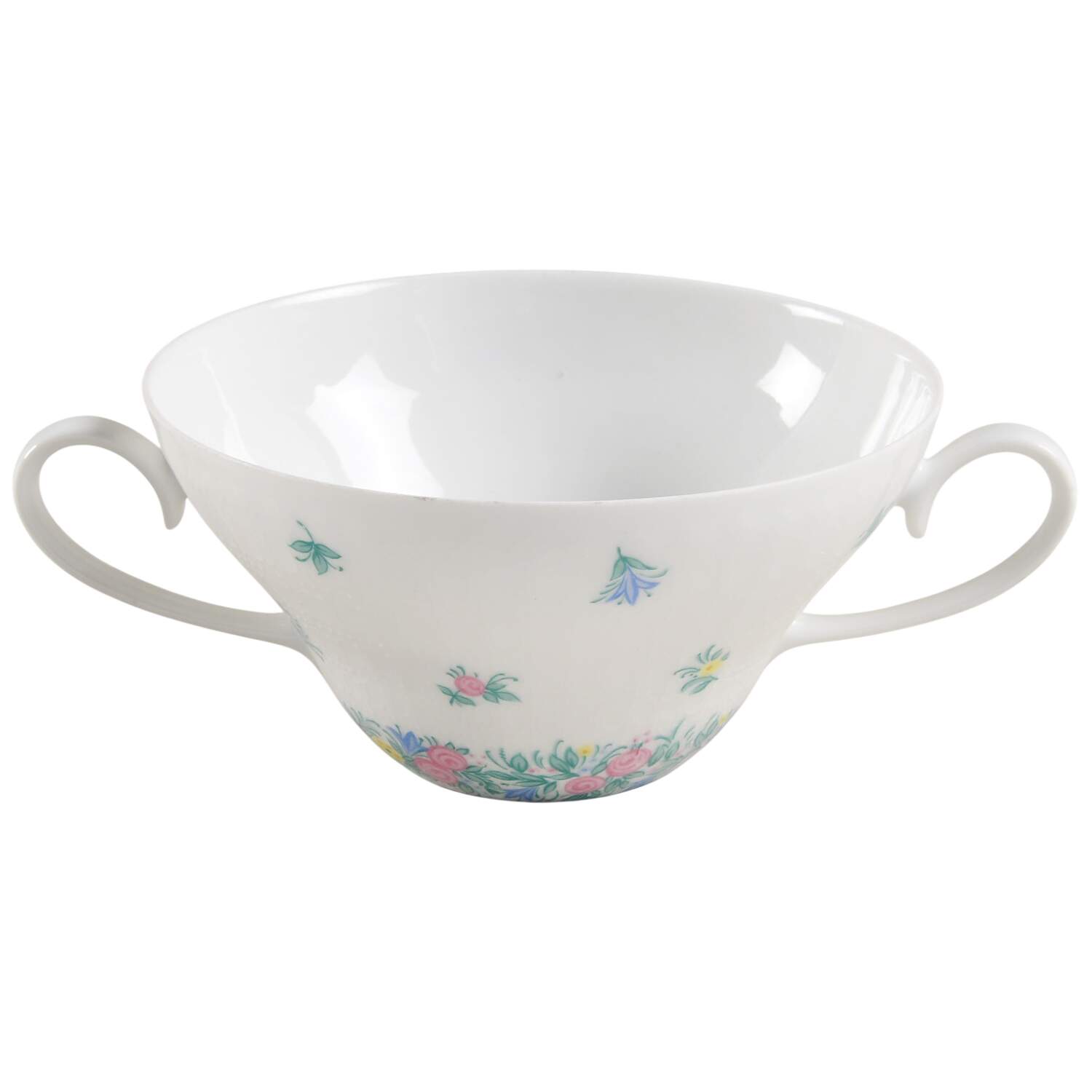 Garland (Multicolor, Romance) Flat Cream Soup Bowl by Rosenthal - Continental-1