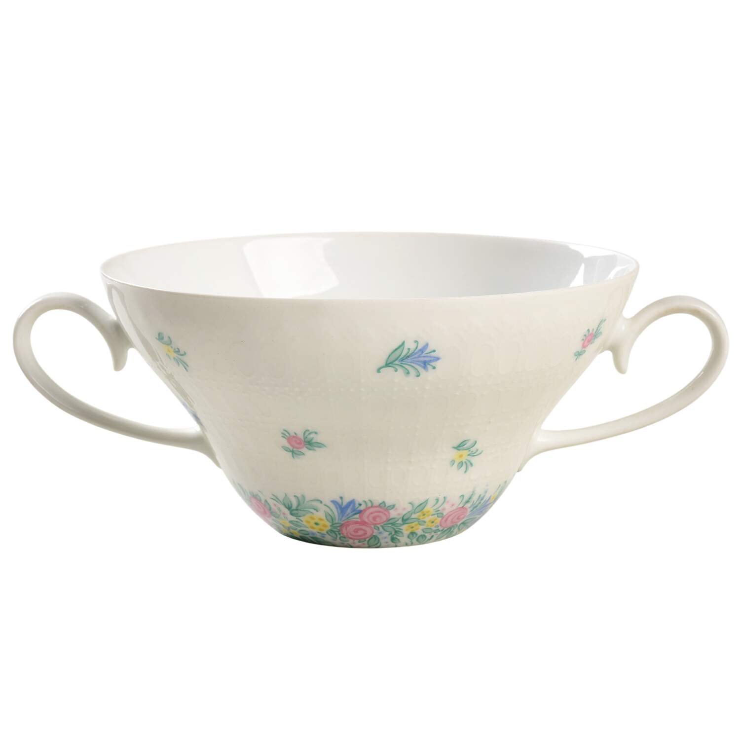 Garland (Multicolor, Romance) Flat Cream Soup Bowl by Rosenthal - Continental-1
