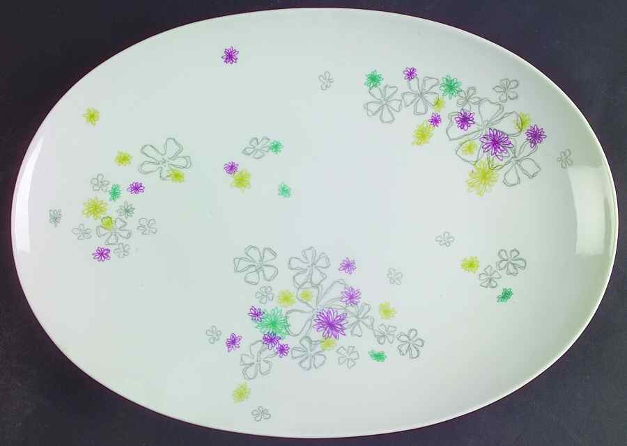 Gayety 13" Oval Serving Platter by Rosenthal - Continental-1