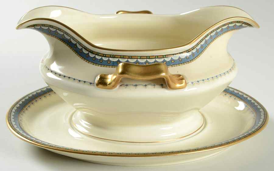 Gladmere Gravy Boat with Attached Underplate by Rosenthal - Continental-1