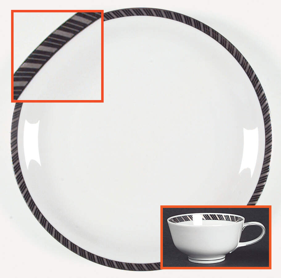 Gloriette Platin Dinner Plate by Rosenthal - Continental-1