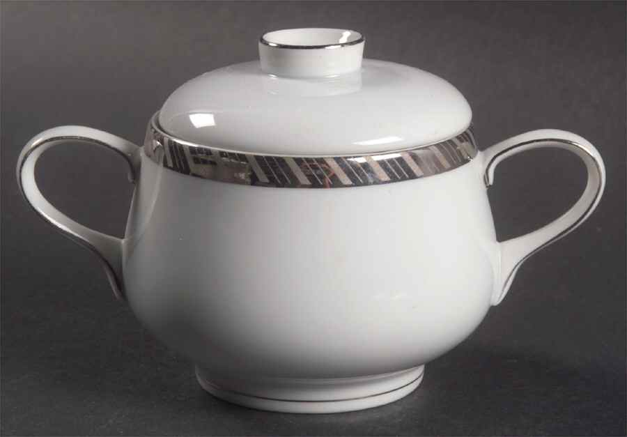 Gloriette Platin Sugar Bowl & Lid by Rosenthal - Continental-1