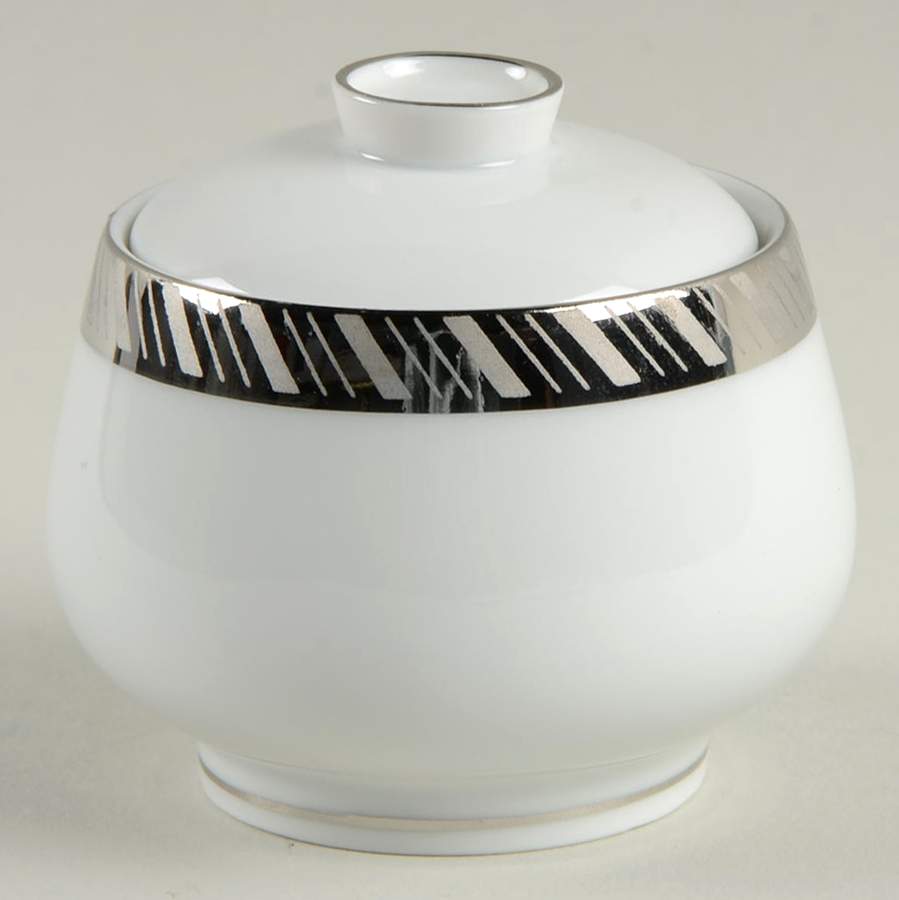 Gloriette Platin Mini Sugar Bowl & Lid by Rosenthal - Continental-1