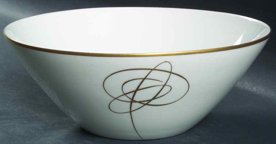 Gold Accord 7" Round Vegetable Bowl by Rosenthal - Continental-1