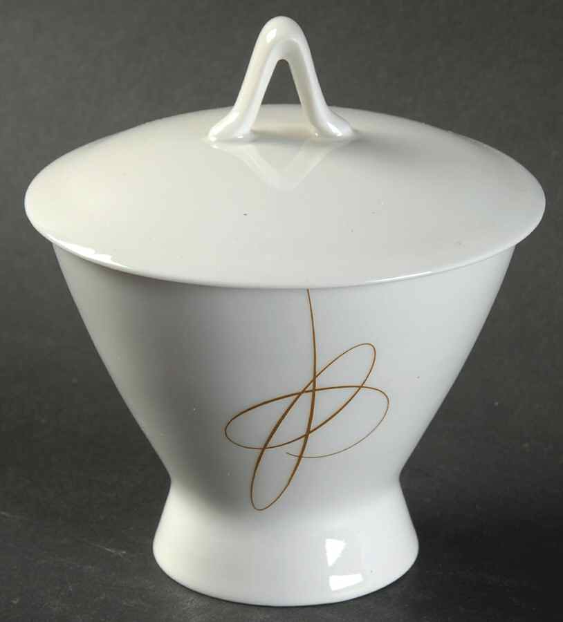 Gold Accord Sugar Bowl & Lid by Rosenthal - Continental-1