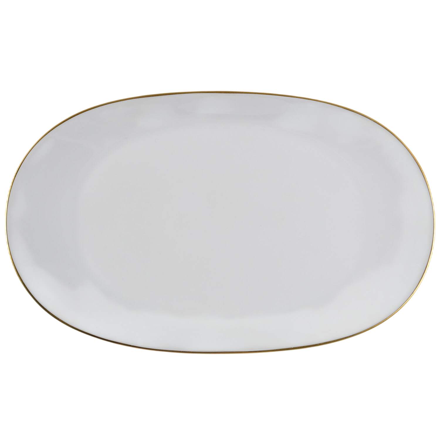 Gold Band (Bettina, White) 14" Oval Serving Platter by Rosenthal - Continental-1