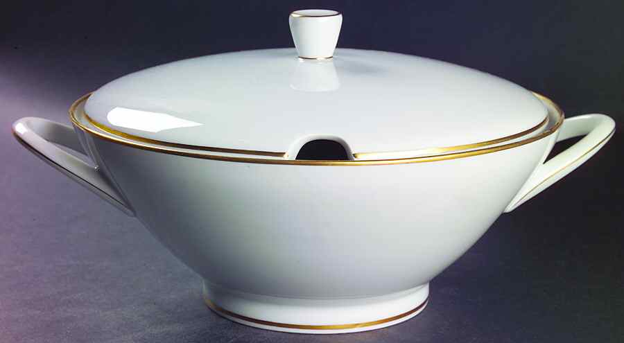 Gold Band (Bettina, White) Tureen &  Lid by Rosenthal - Continental-1