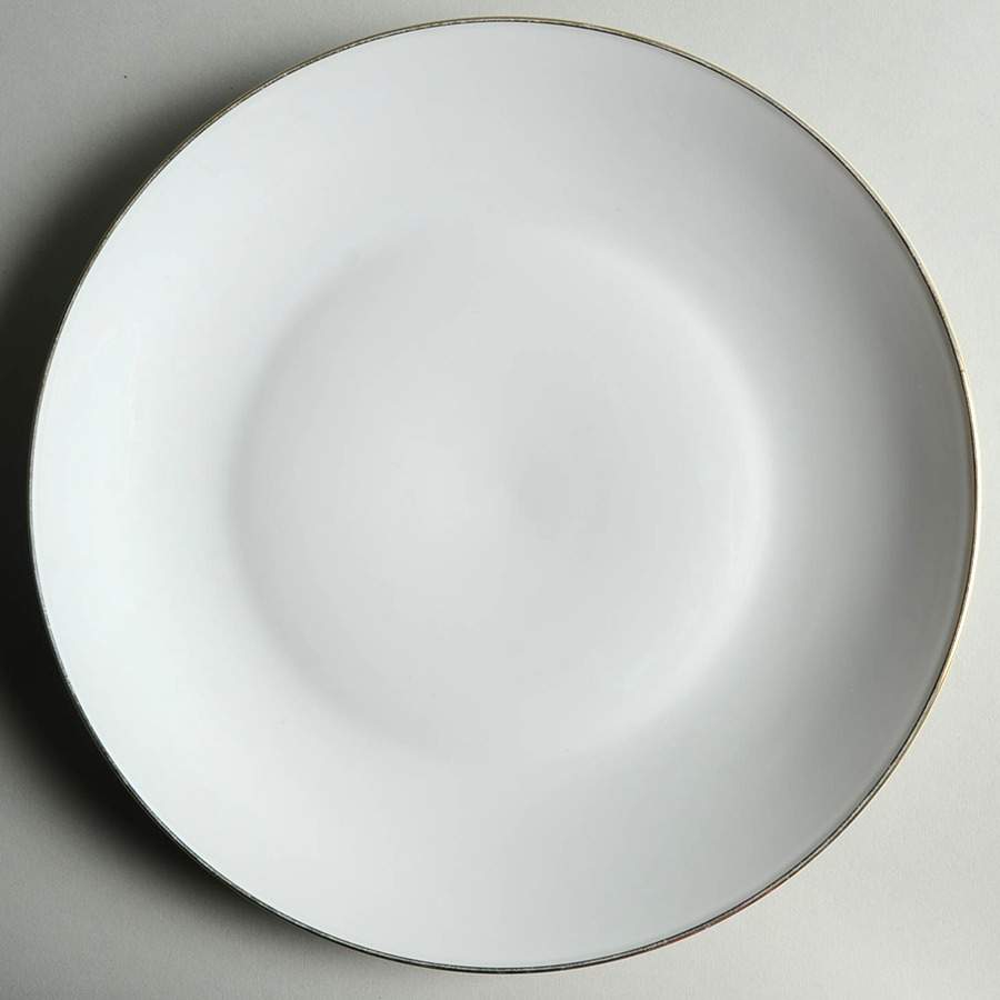 Gold Band (Bettina, White) 11" Chop Plate (Round Platter) by Rosenthal - Continental-1