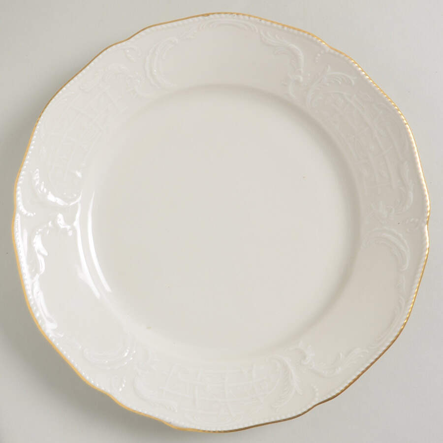 Gold Band (Sanssouci, White) Salad/Dessert Plate by Rosenthal - Continental-1