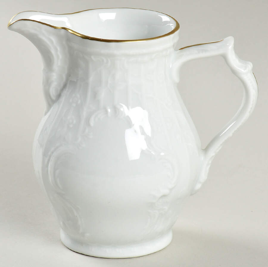 Gold Band (Sanssouci, White) Creamer by Rosenthal - Continental-1
