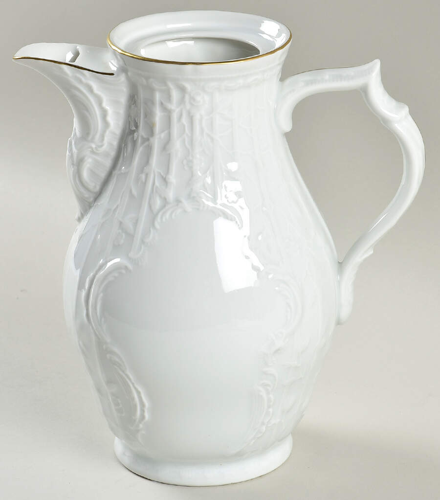 Gold Band (Sanssouci, White) Coffee Pot No Lid by Rosenthal - Continental-1