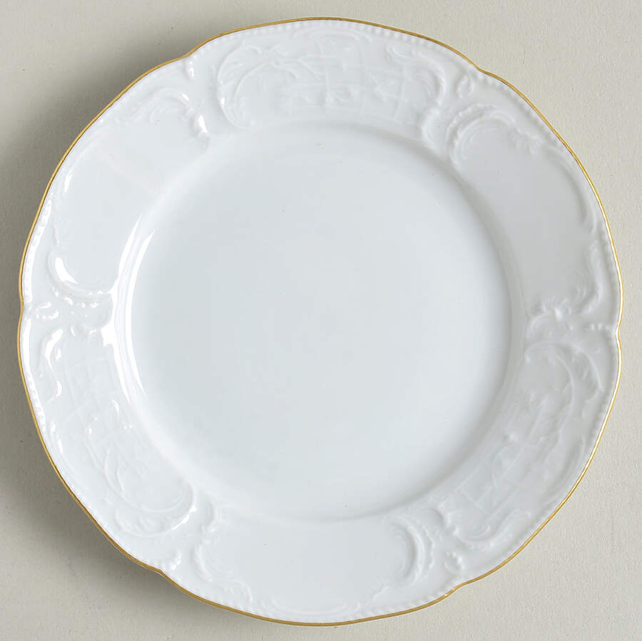 Gold Band (Sanssouci, White) Bread & Butter Plate by Rosenthal - Continental-1