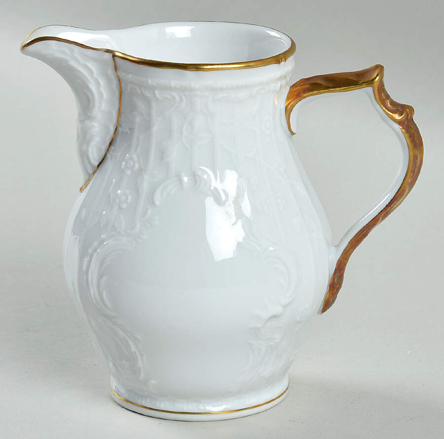 Gold Band (Sanssouci, White) Creamer by Rosenthal - Continental-1