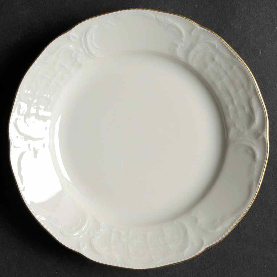Gold Band (Sanssouci, White) Bread & Butter Plate by Rosenthal - Continental-1