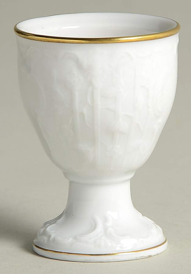 Gold Band (Sanssouci, White) Single Egg Cup by Rosenthal - Continental-1