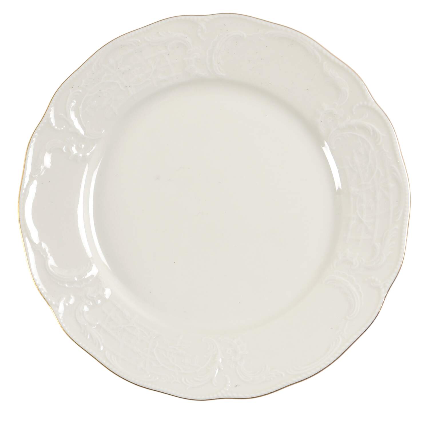 Gold Band (Sanssouci, Ivory) Dinner Plate by Rosenthal - Continental-1
