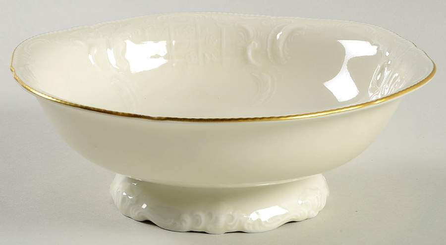 Gold Band (Sanssouci, Ivory) 7" Open Candy Dish by Rosenthal - Continental-1