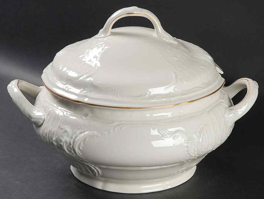 Gold Band (Sanssouci, Ivory) Tureen & Lid by Rosenthal - Continental-1
