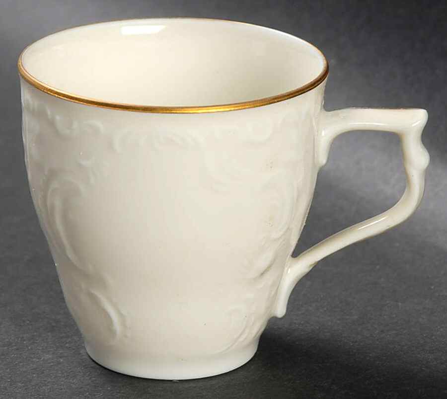 Gold Band (Sanssouci, Ivory) Flat Demitasse Cup by Rosenthal - Continental-1