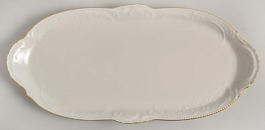 Gold Band (Sanssouci, Ivory) Large Sandwich Tray by Rosenthal - Continental-1