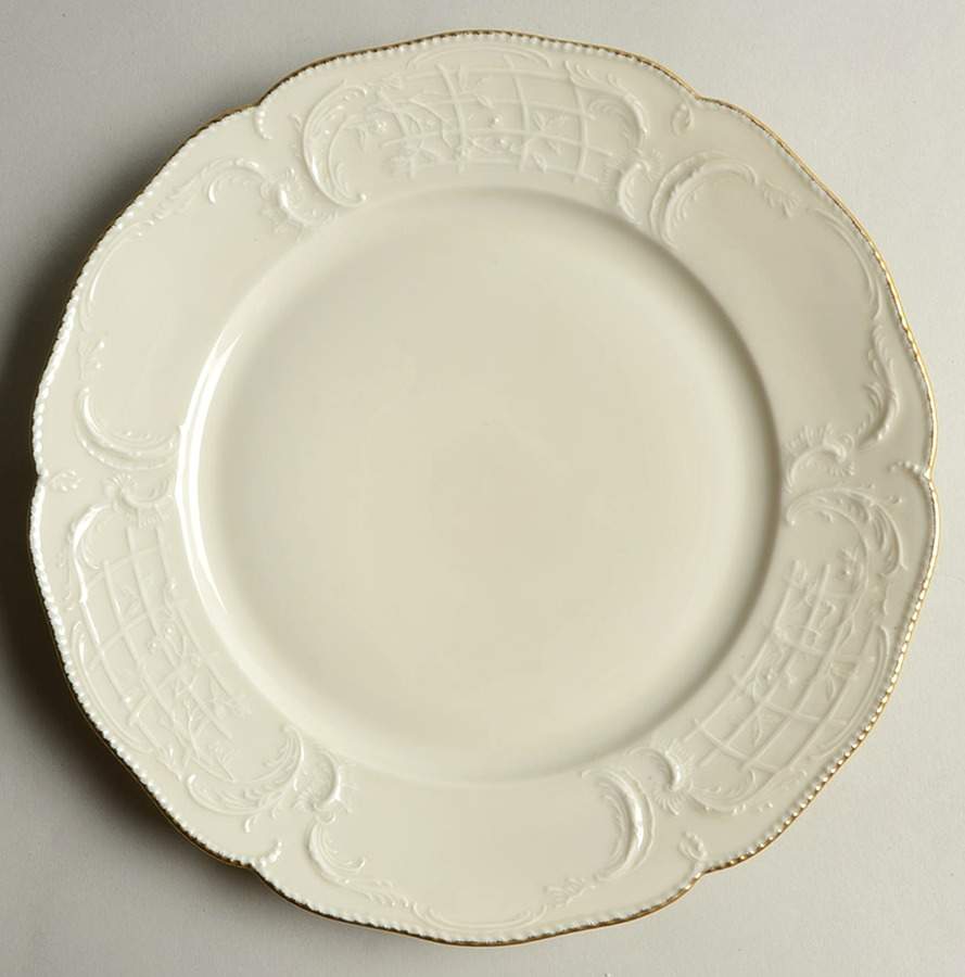 Gold Band (Sanssouci, Ivory) Luncheon Plate by Rosenthal - Continental-1