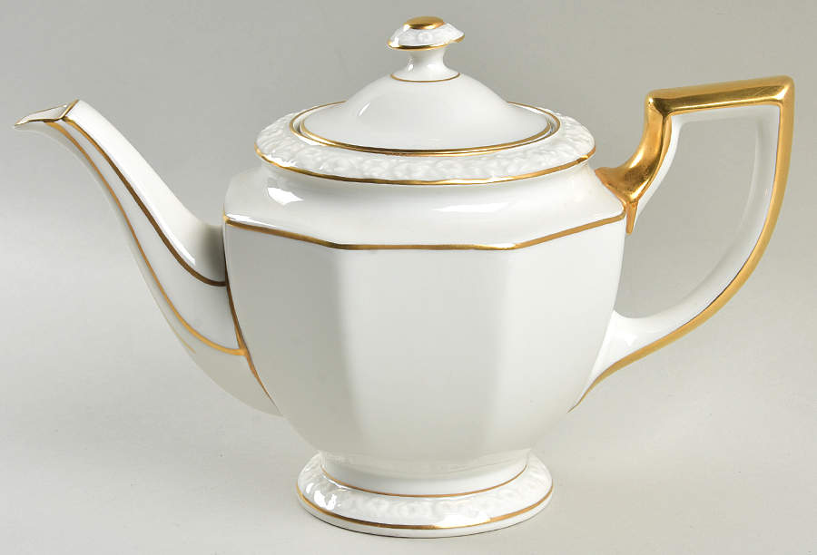 Gold Band (Maria, Thin Gold Band) Teapot & Lid by Rosenthal - Continental-1