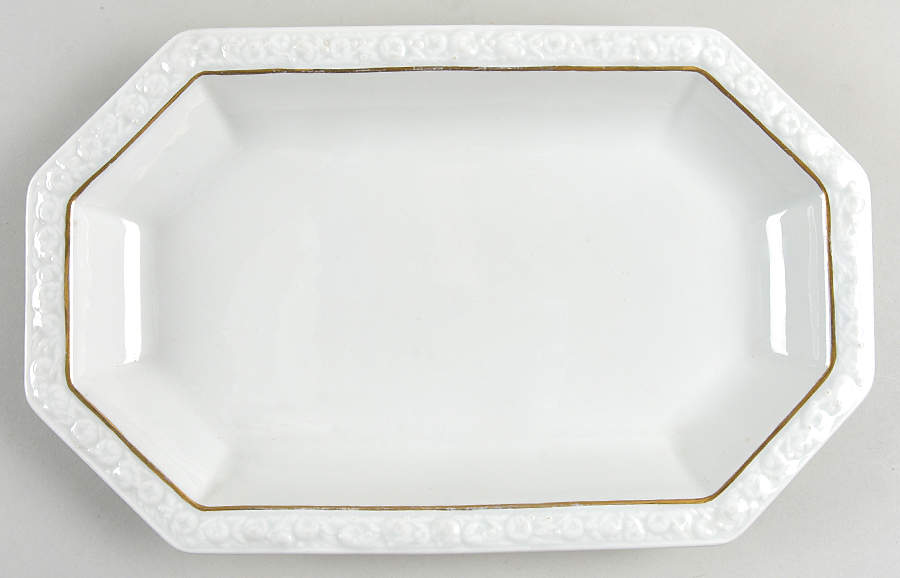 Gold Band (Maria, Thin Gold Band) 13" Oval Serving Platter by Rosenthal - Continental-1