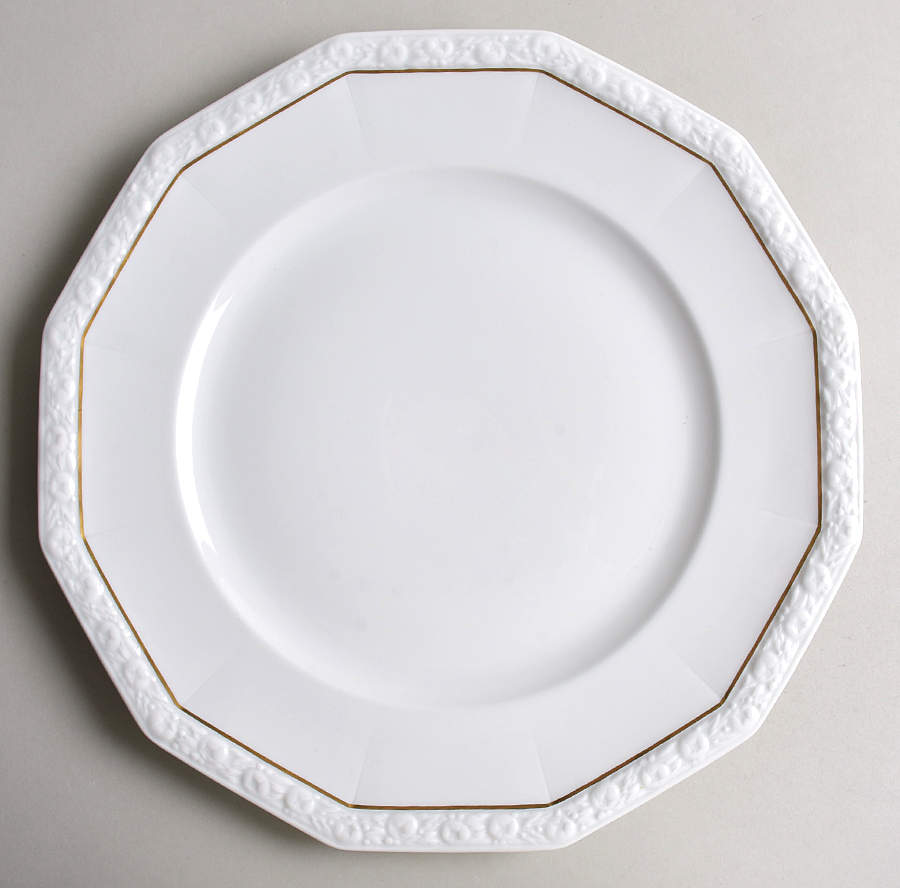 Gold Band (Maria, Thin Gold Band) 12" Chop Plate (Round Platter) by Rosenthal - Continental-1