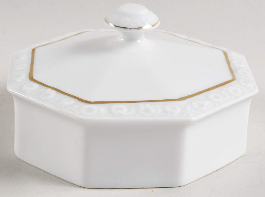 Gold Band (Maria, Thin Gold Band) Lid for Round Butter by Rosenthal - Continental-1
