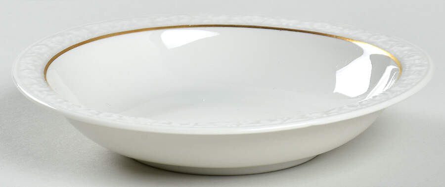 Gold Band (Maria, Thin Gold Band) Rim Fruit/Dessert (Sauce) Bowl by Rosenthal - Continental-1