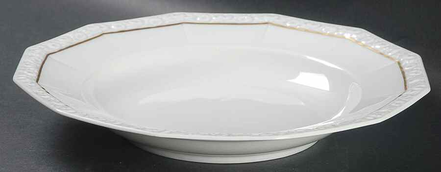 Gold Band (Maria, Thin Gold Band) Large Rim Soup Bowl by Rosenthal - Continental-1