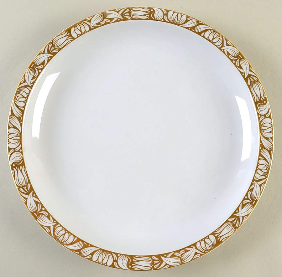 Golden Bloom 12" Chop Plate (Round Platter) by Rosenthal - Continental-1