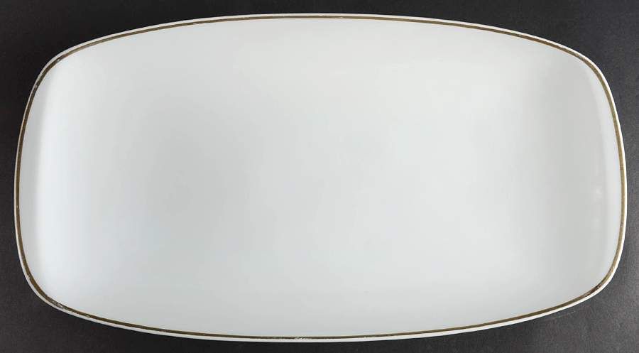 Gold Band (Linear) 16" Oval Serving Platter by Rosenthal - Continental-1
