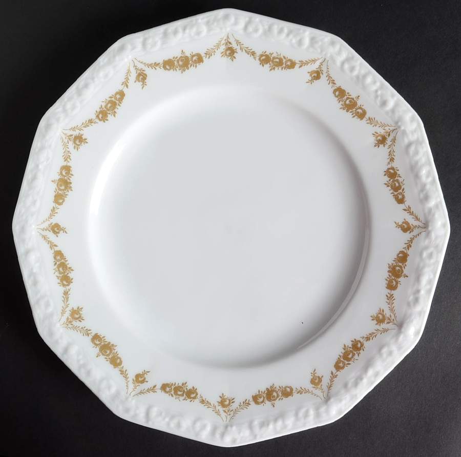 Gold Garland Dinner Plate by Rosenthal - Continental-1