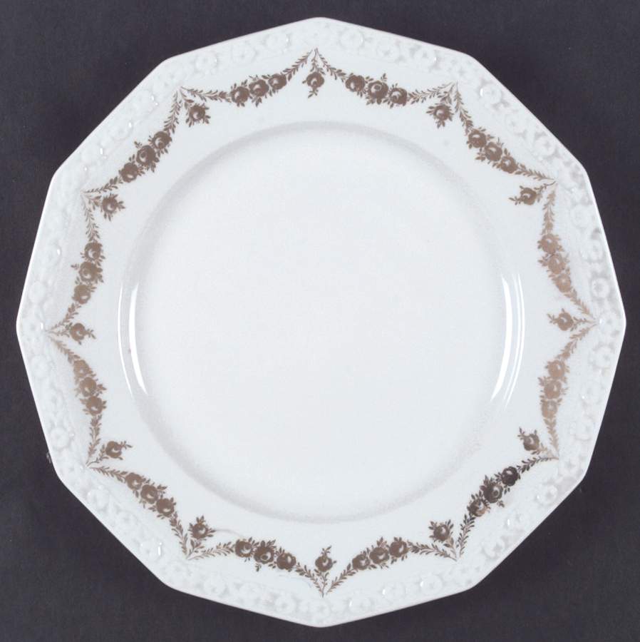 Gold Garland Dinner Plate by Rosenthal - Continental-1