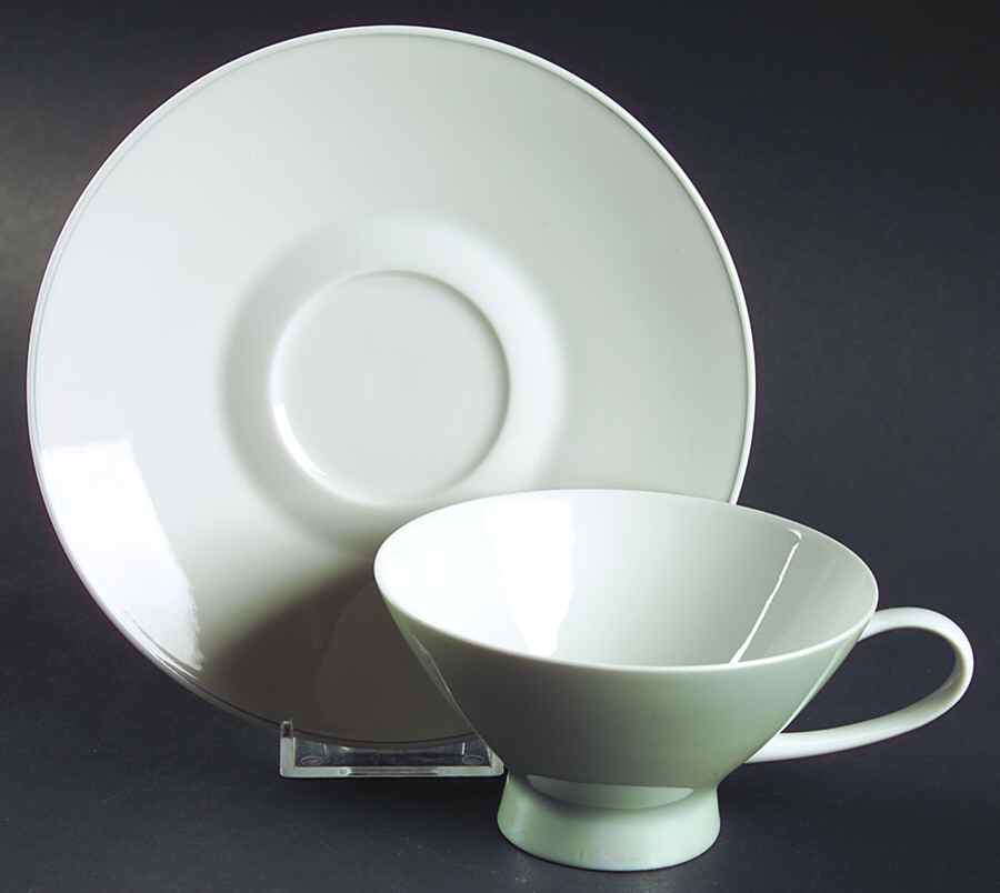 Goldfond Blue Footed Cup & Saucer Set by Rosenthal - Continental-1
