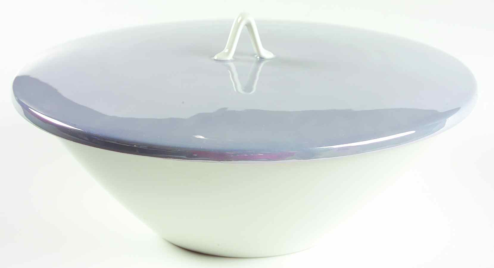 Goldfond Blue Round Covered Vegetable-Uses RV9 as Base+CVLRV9 by Rosenthal - Continental-1